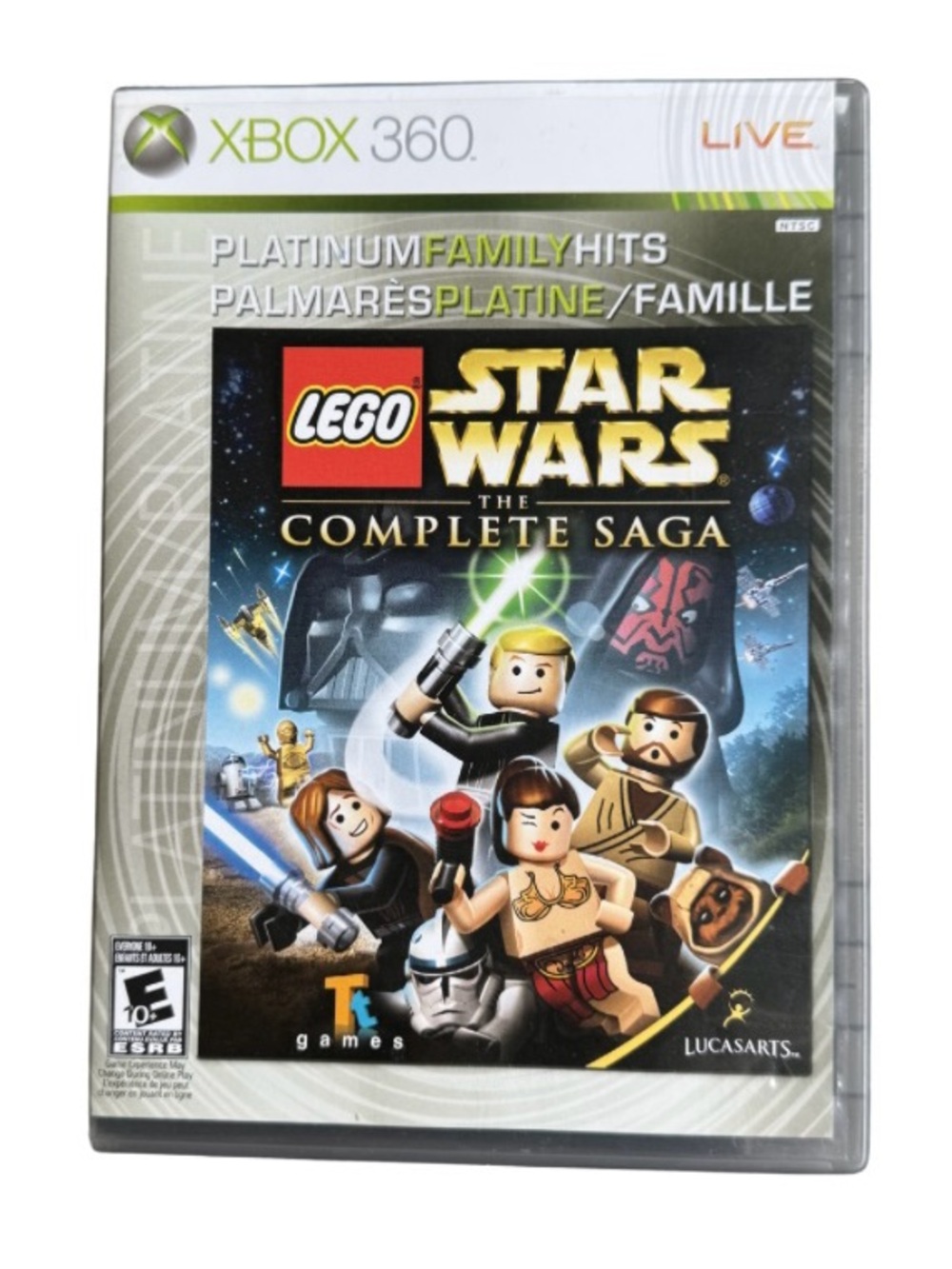 LEGO Star Wars The Complete Saga Xbox 360 Platinum Family Hits with Booklet